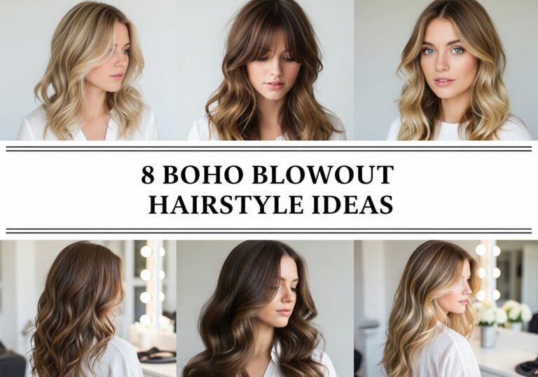 Boho Blowout Hairstyle Ideas