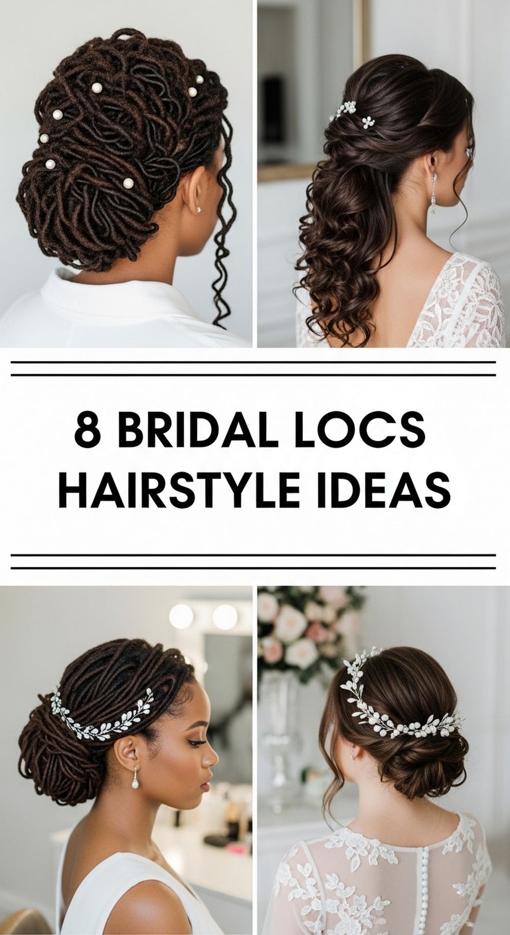 Bridal Locs Hairstyle Ideas