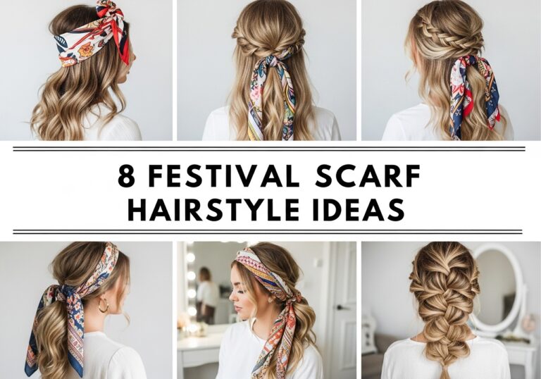 Festival Scarf Hairstyle Ideas