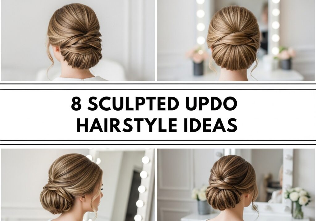 Sculpted Updo Hairstyle Ideas