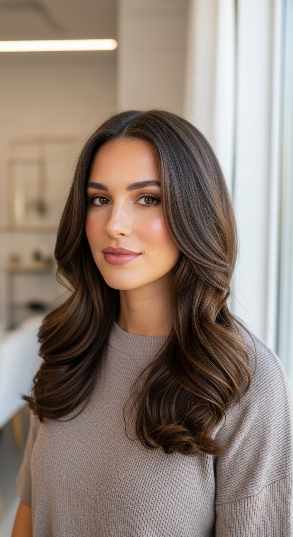 C Curl Hairstyle for Thick Hair