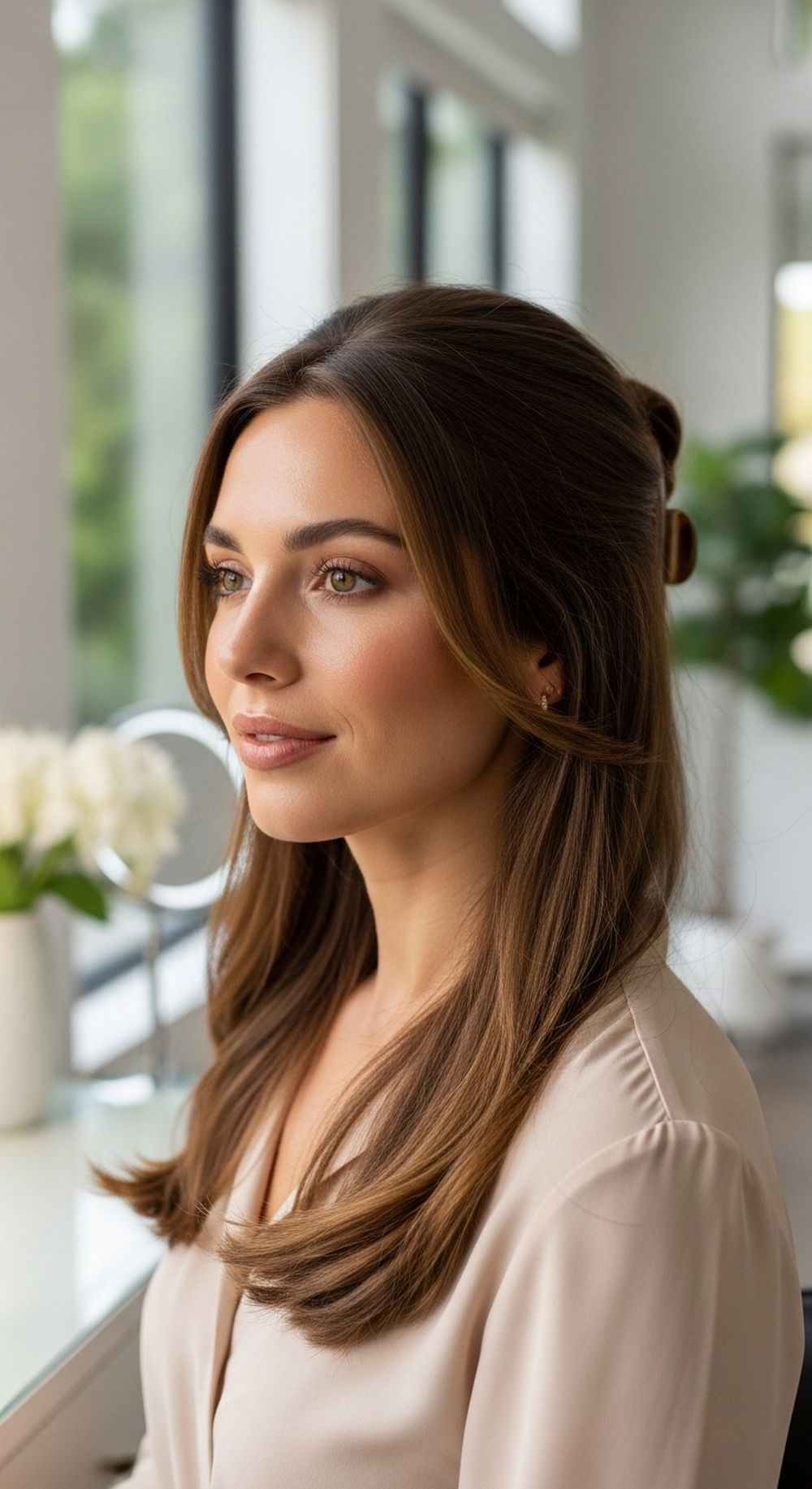 Classic French Twist Claw Clip Hairstyle