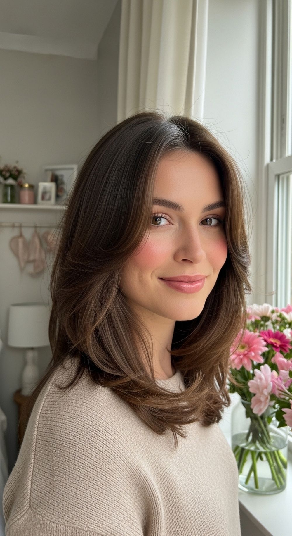 Classic Soft Butterfly Cut Hairstyle