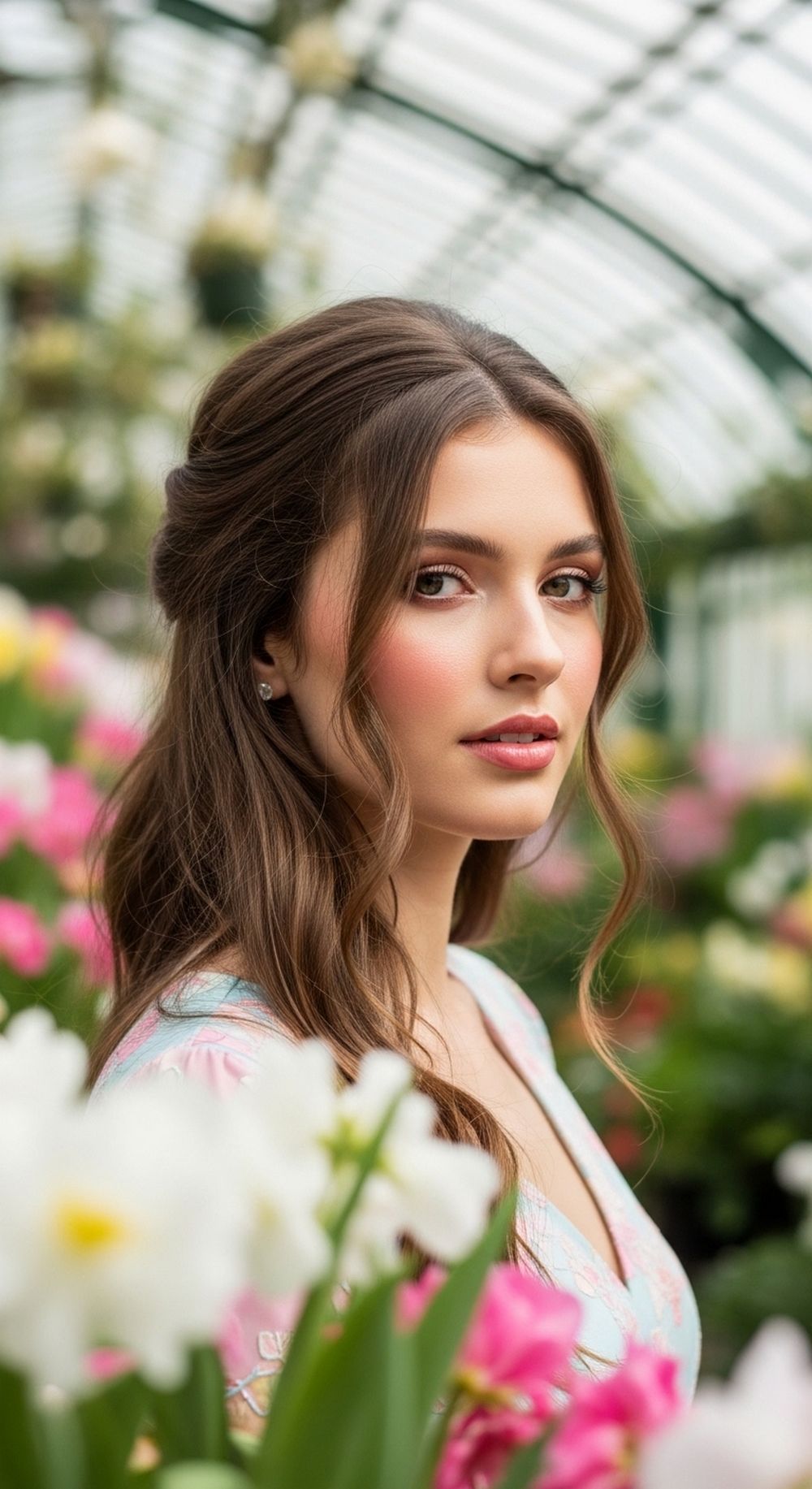 Romantic Textured Updo Spring Hairstyle