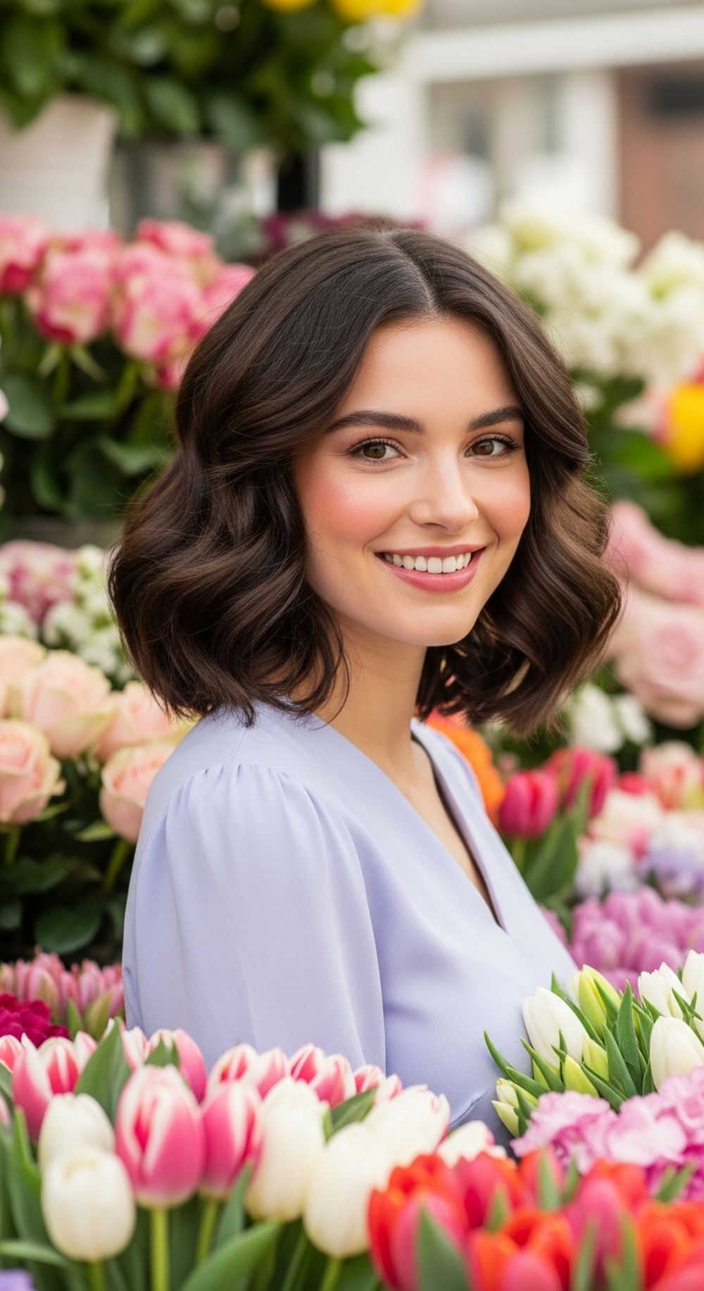 Soft Halo Sculptural Curls Hairstyle