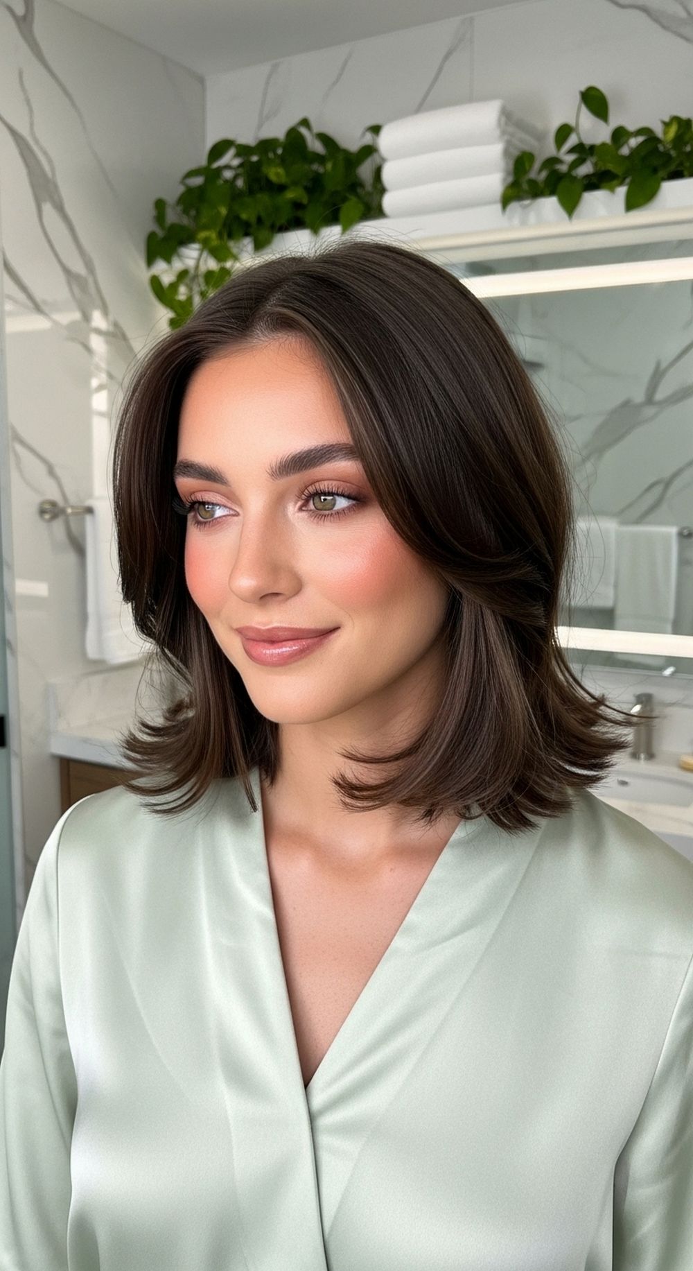 Soft Layered Graduated Bob Hairstyle