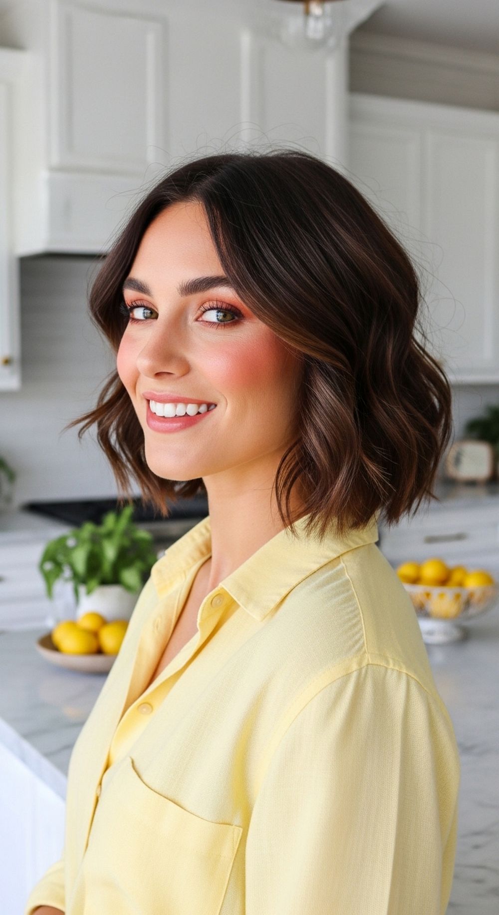 Textured Graduated Bob Hairstyle