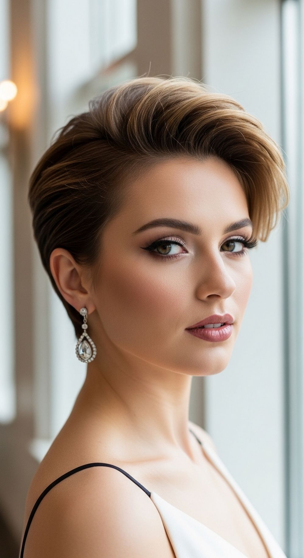 Textured Pixie Prom Hairstyle