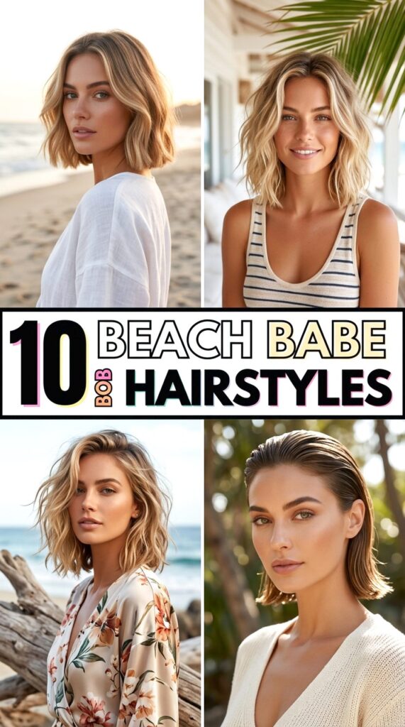 Beach Babe Bob Hairstyles