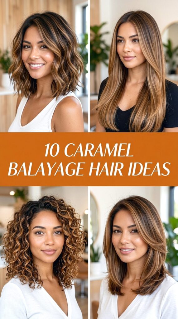 Caramel Balayage Hair Ideas