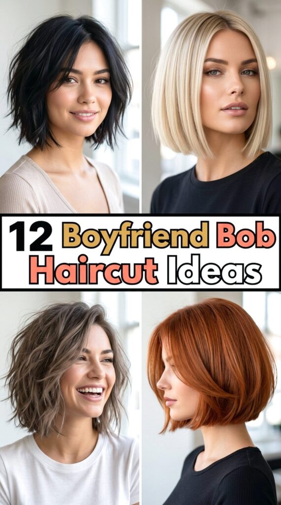 Boyfriend Bob Haircut Ideas