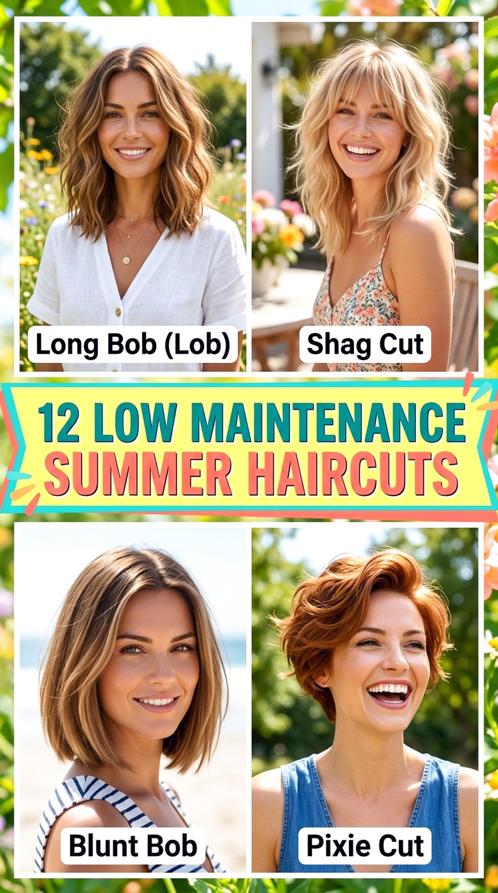 Low Maintenance Summer Haircuts