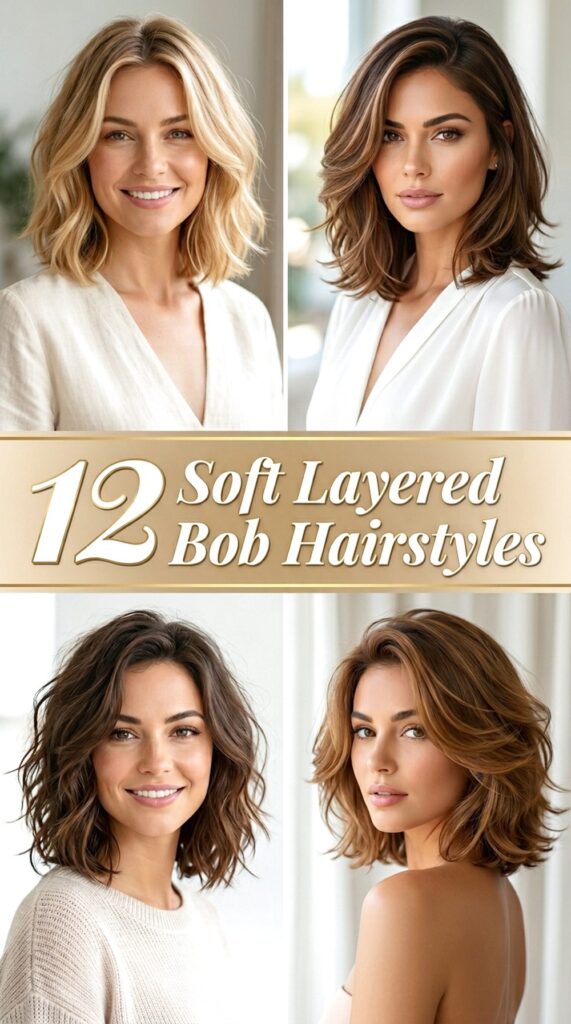Soft Layered Bob Hairstyles