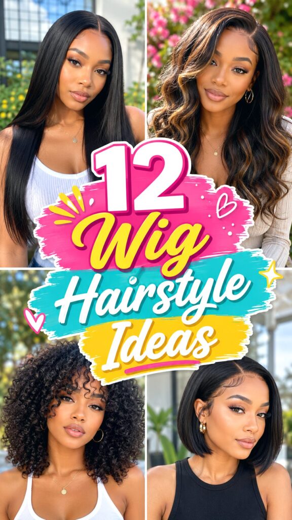 Wig Hairstyle Ideas
