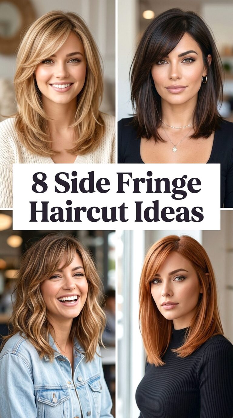 Side Fringe Haircut Ideas