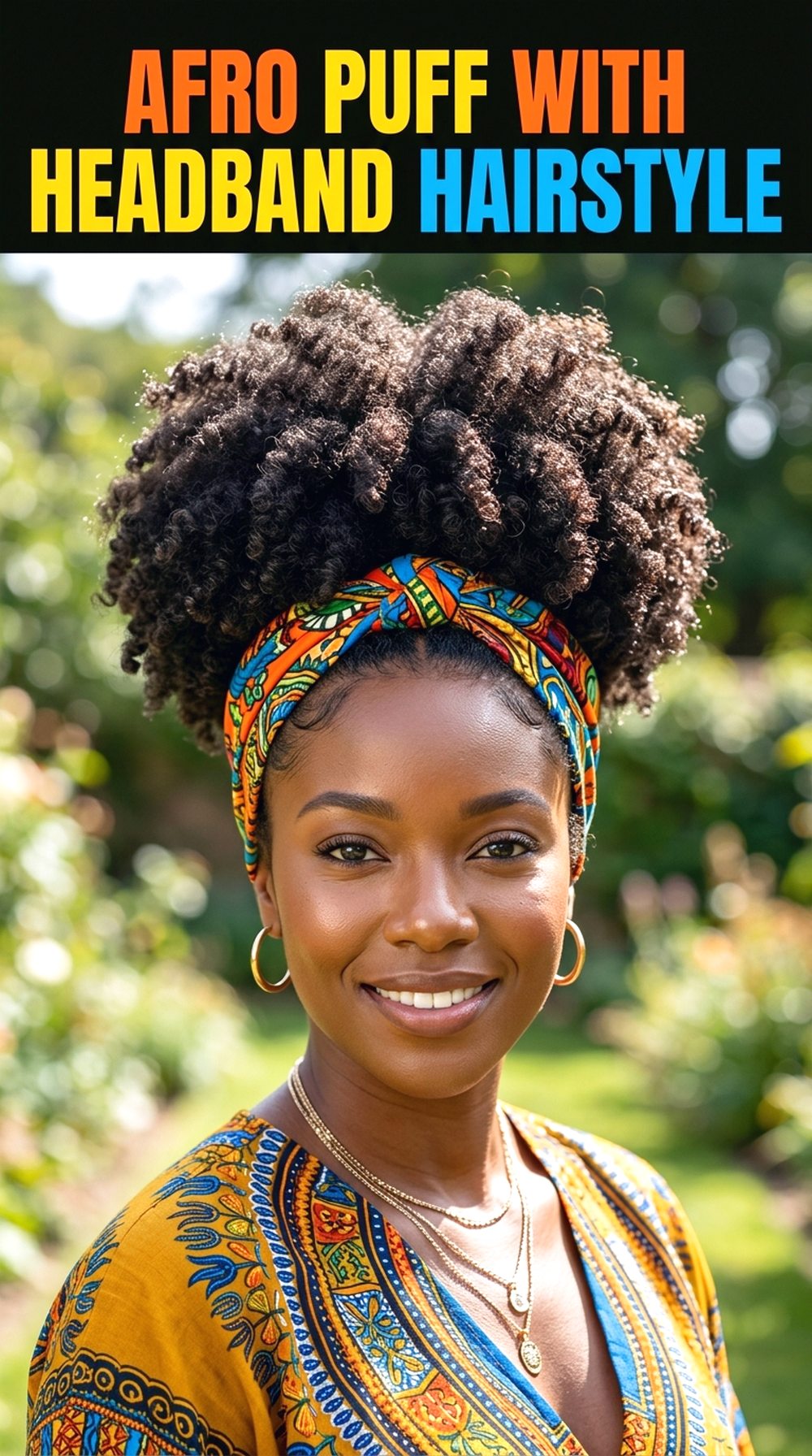 Afro Puff With Headband