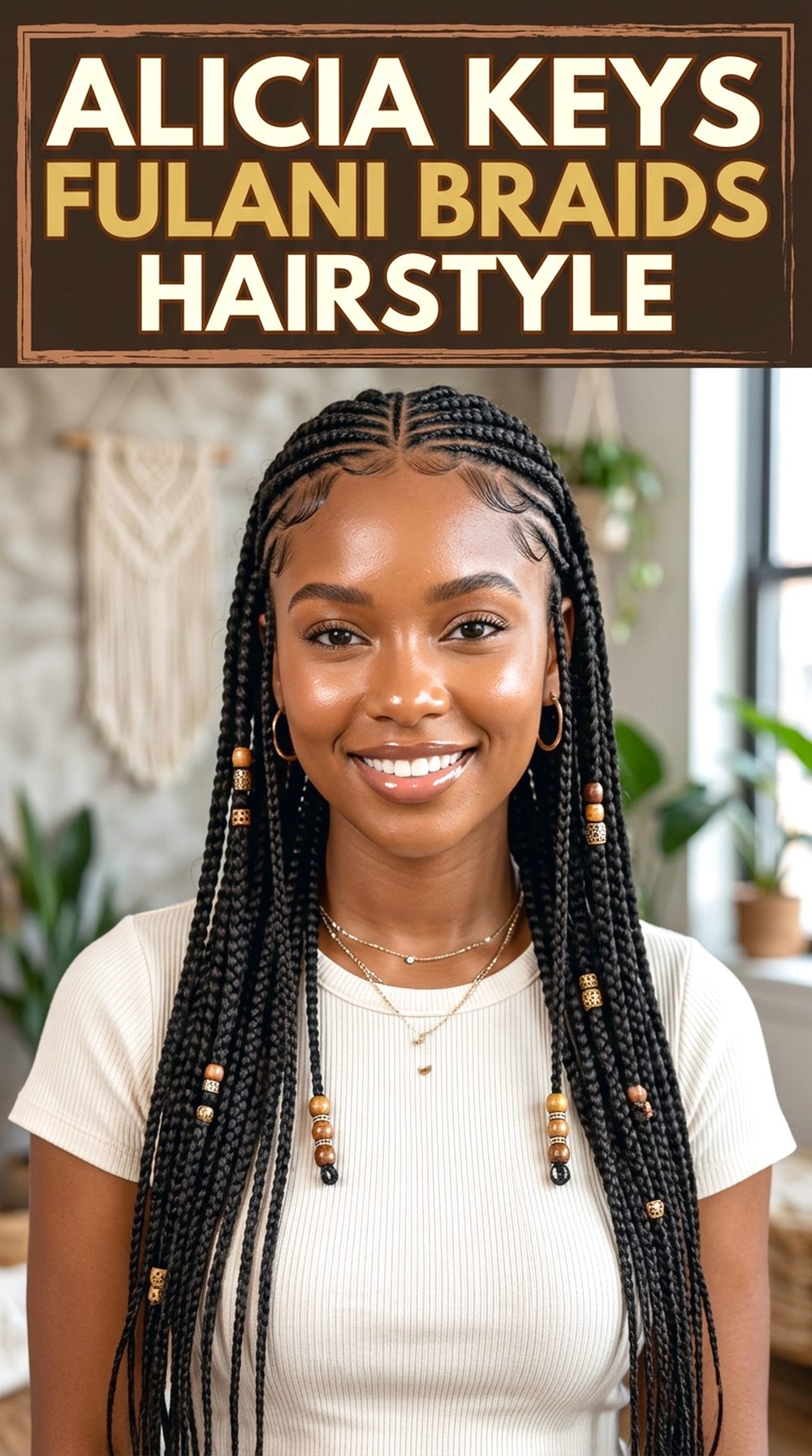 Alicia Keys Fulani Braids