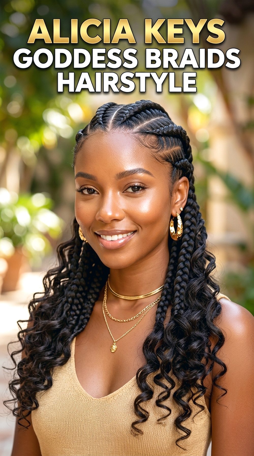 Alicia Keys Goddess Braids