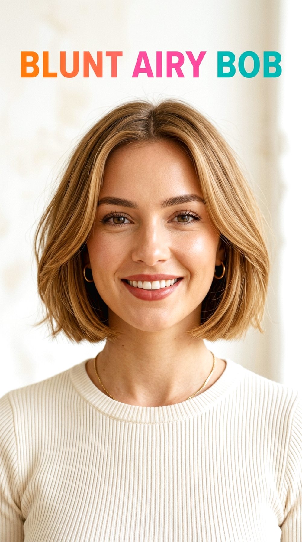 Blunt Airy Bob Hairstyle