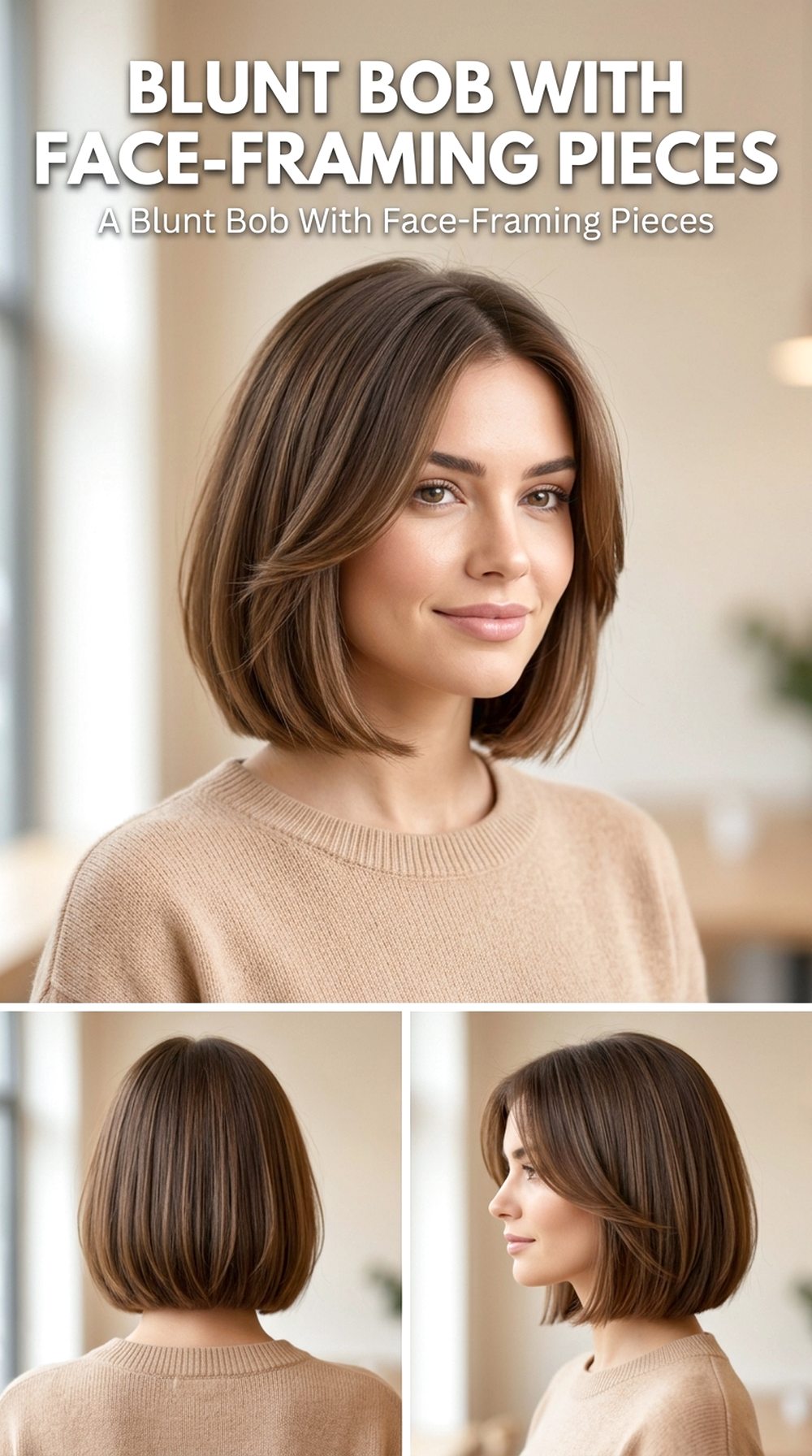 Blunt Bob With Face-Framing Pieces