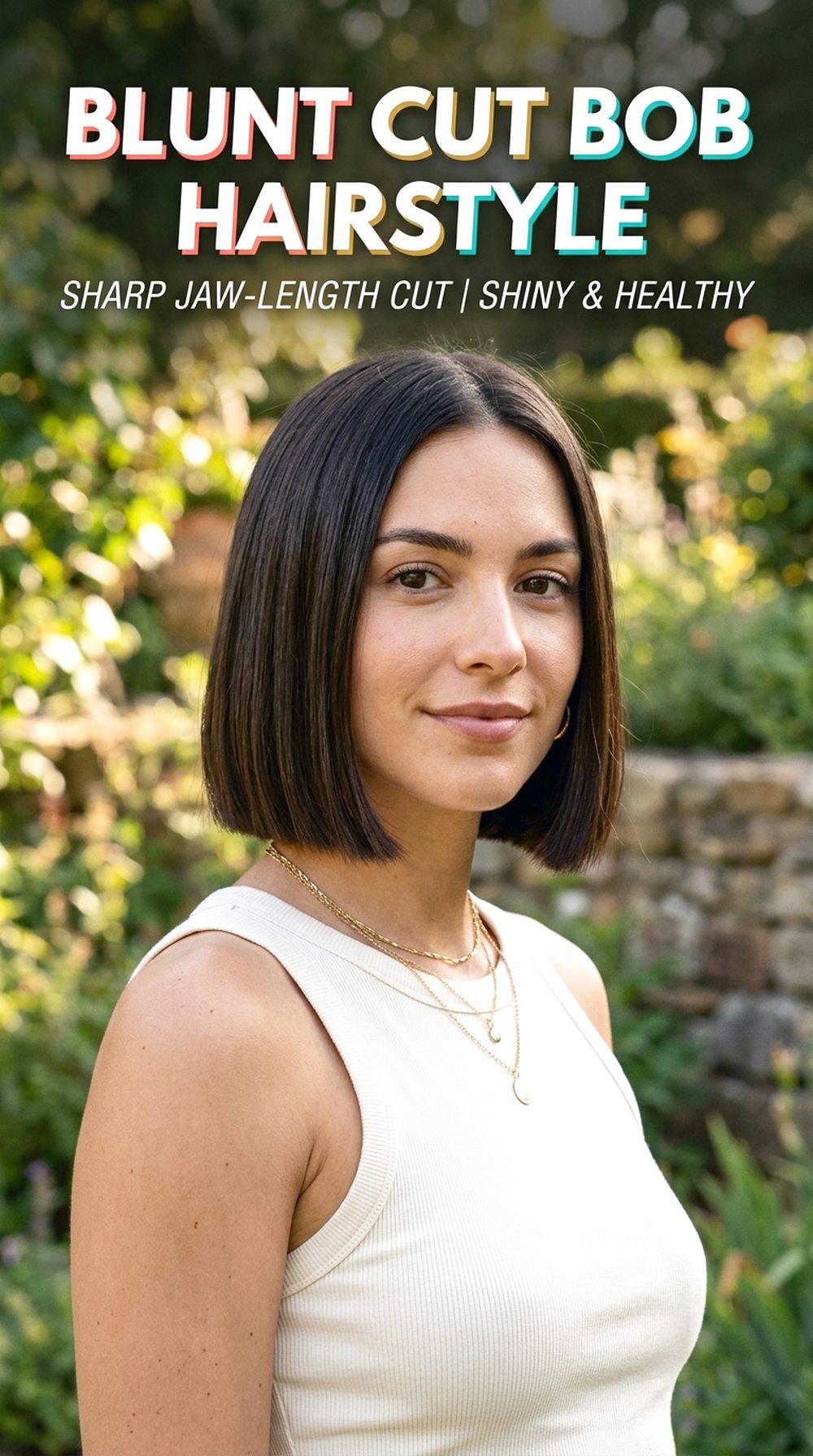 Blunt Cut Bob Hairstyle