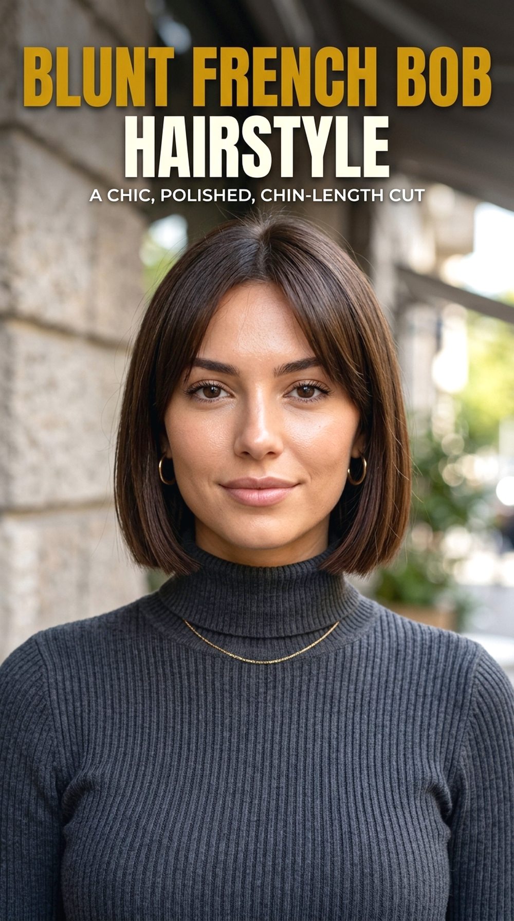 Blunt French Bob