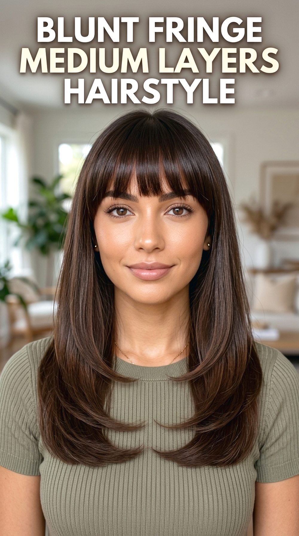 Blunt Fringe Medium Layers