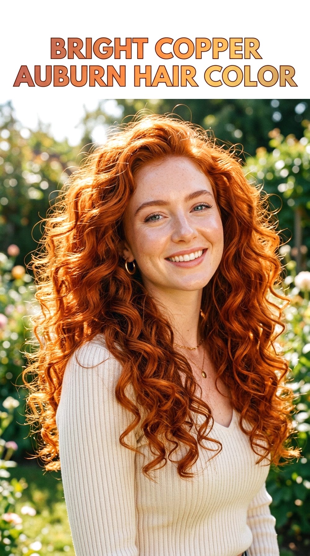 Bright Copper Auburn Hair Color