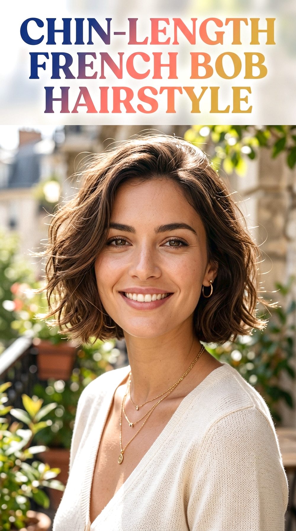 Chin-Length French Bob