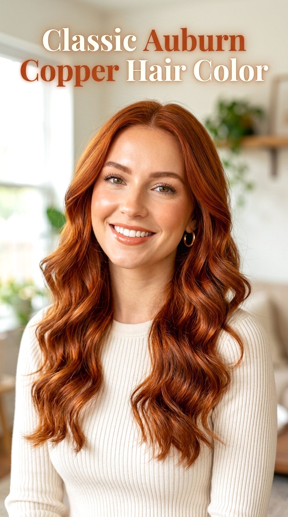 Classic Auburn Copper Hair Color