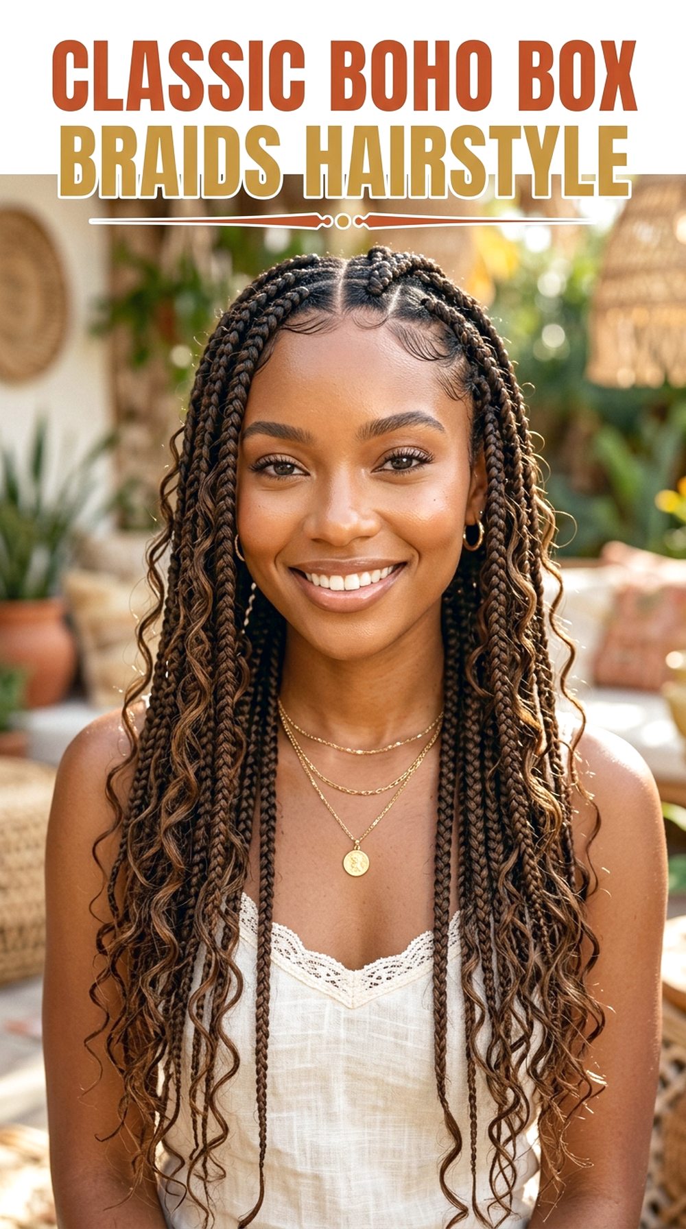 Classic Boho Box Braids