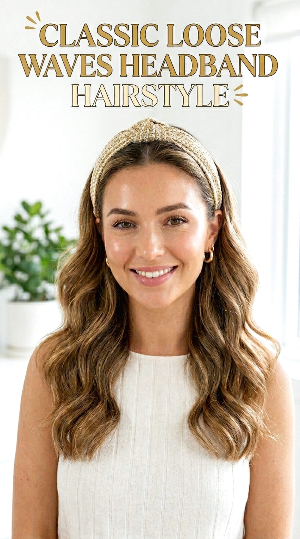 Classic Loose Waves With Headband