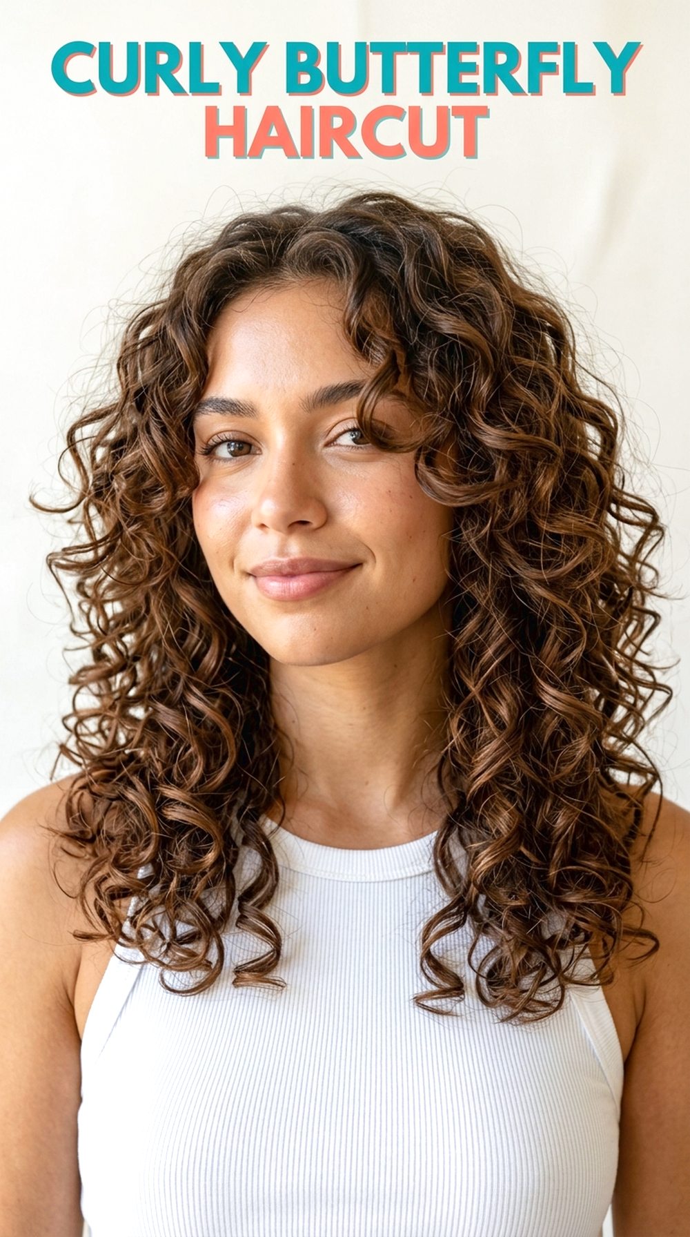 Curly Butterfly Haircut