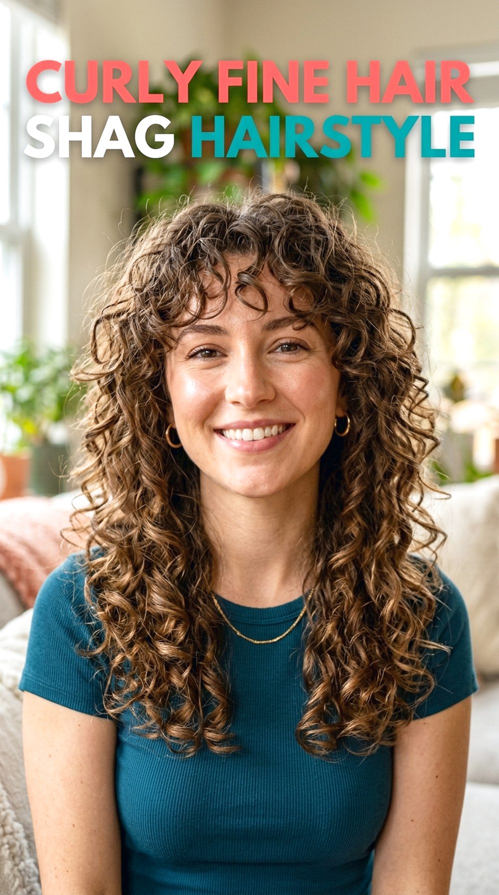Curly Fine Hair Shag