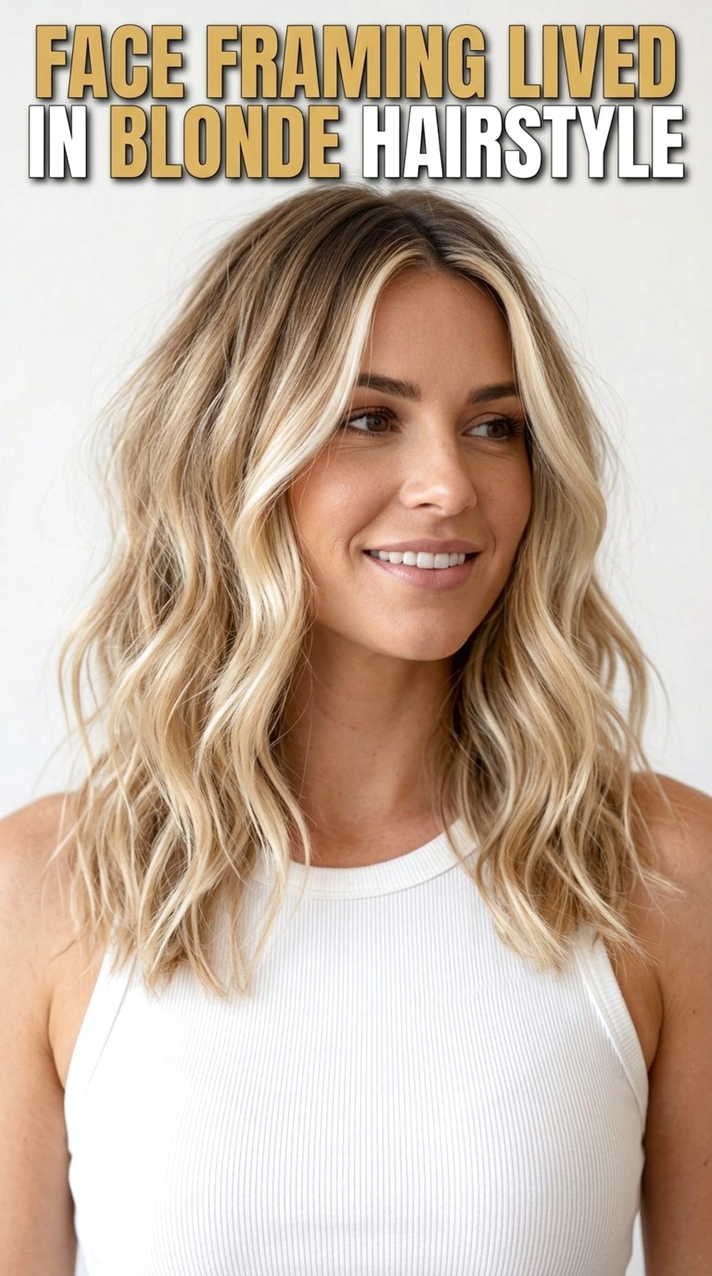 Face Framing Lived In Blonde Hairstyle