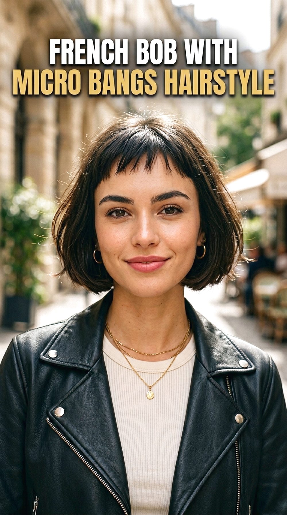 French Bob With Micro Bangs