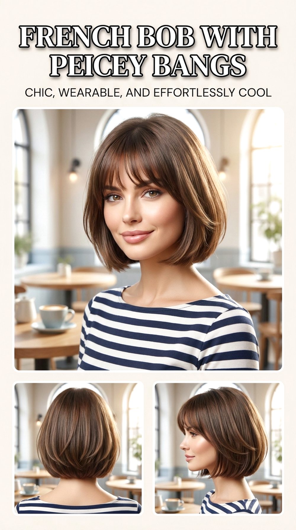 French Bob With Piecey Bangs