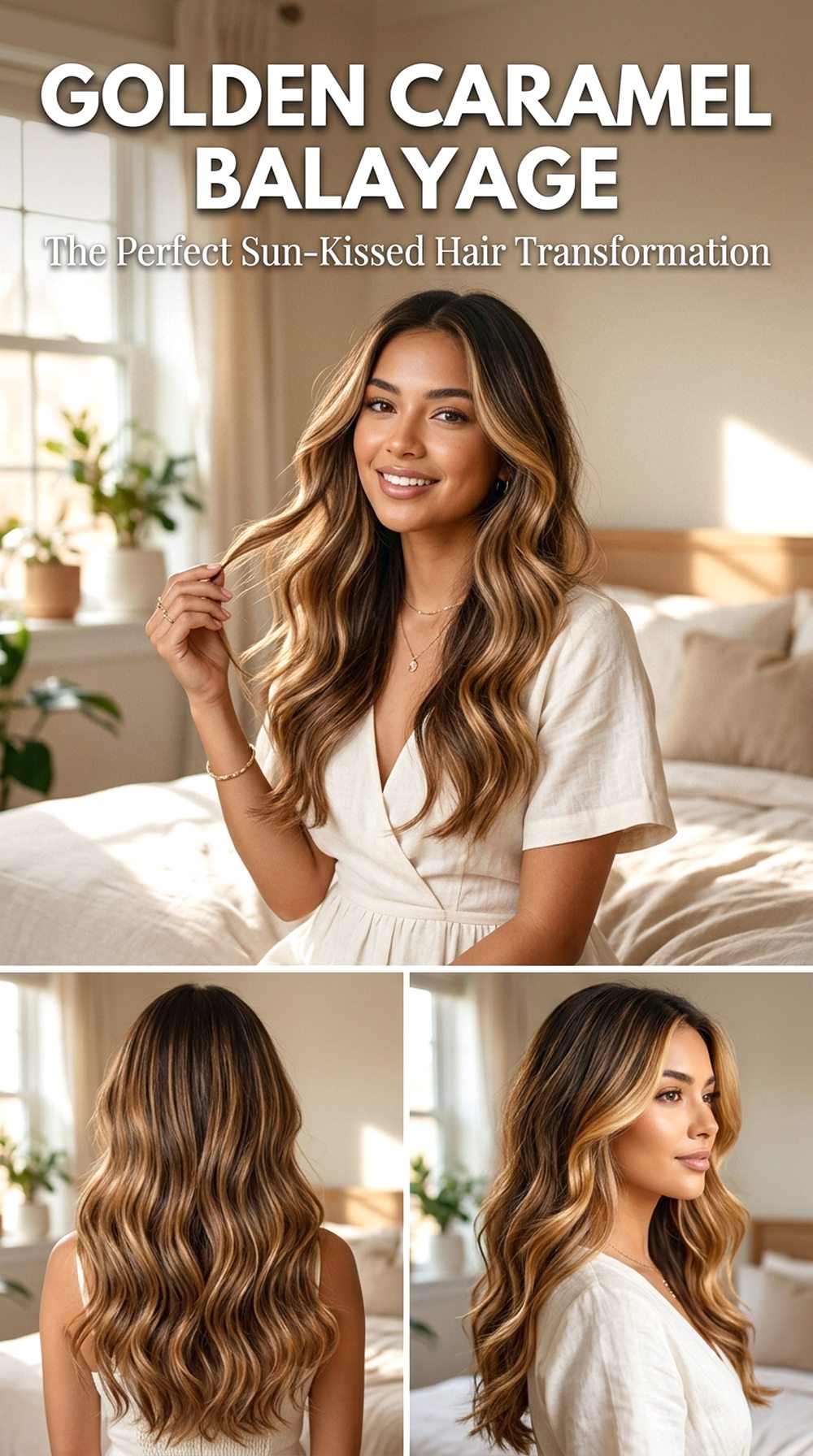 Golden Caramel Balayage