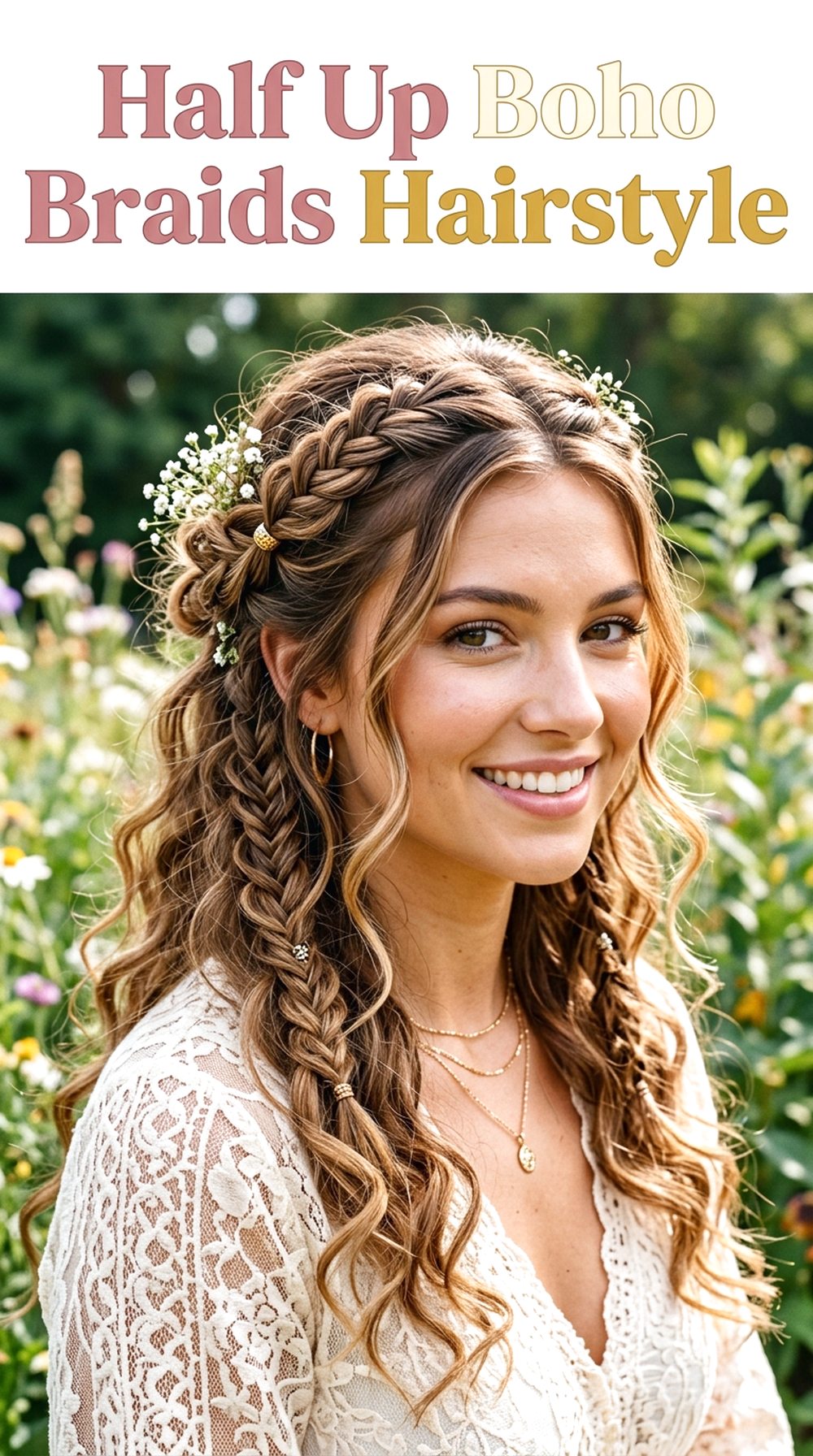 Half Up Boho Braids