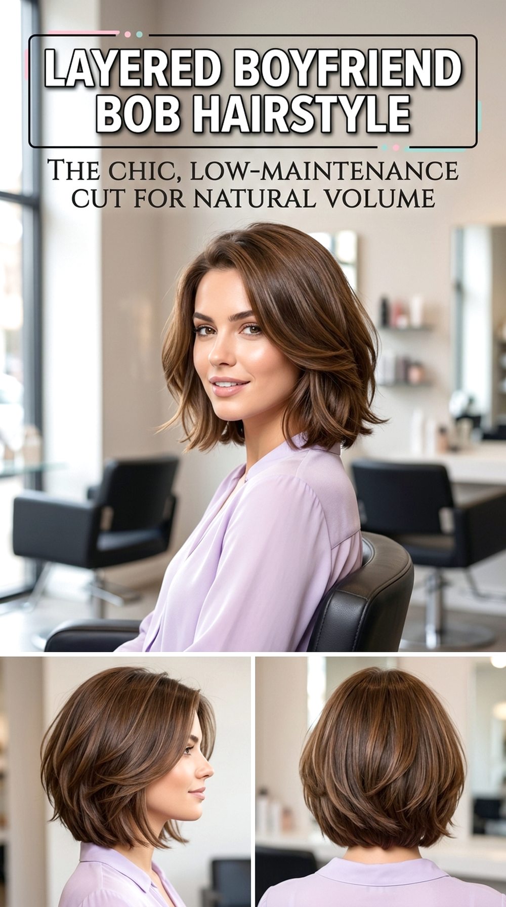 Layered Boyfriend Bob