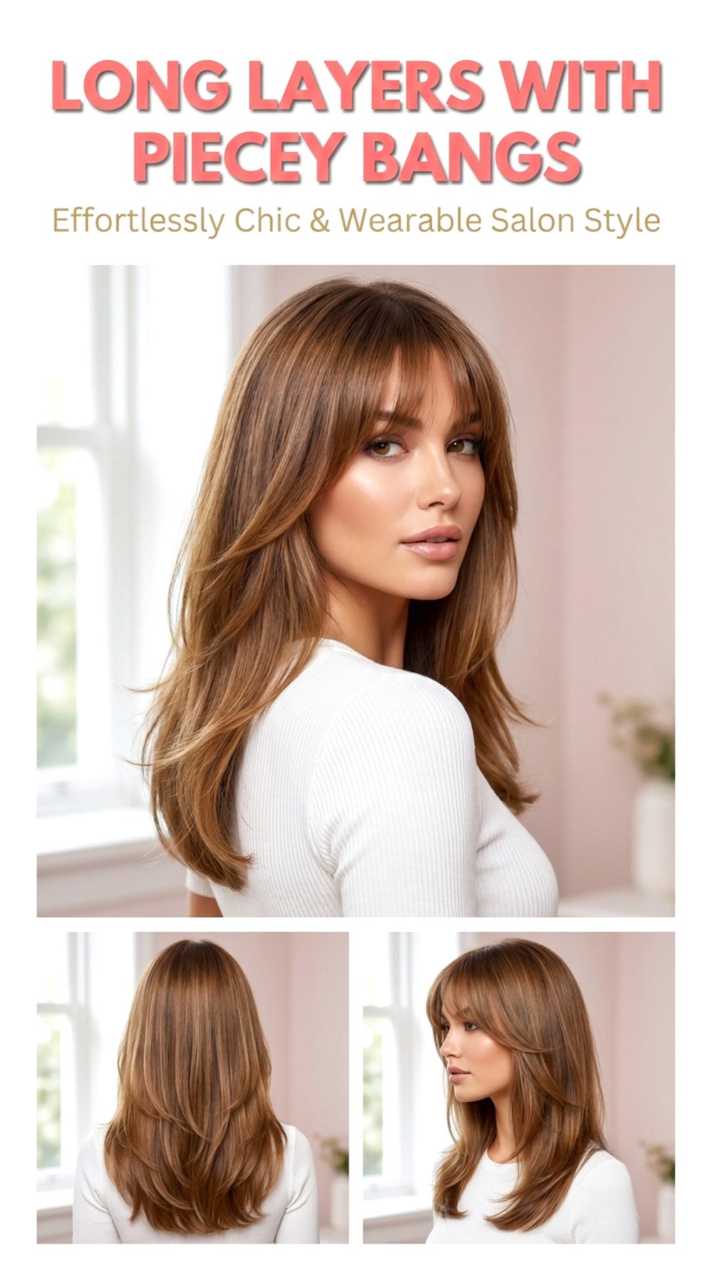 Long Layers With Piecey Bangs