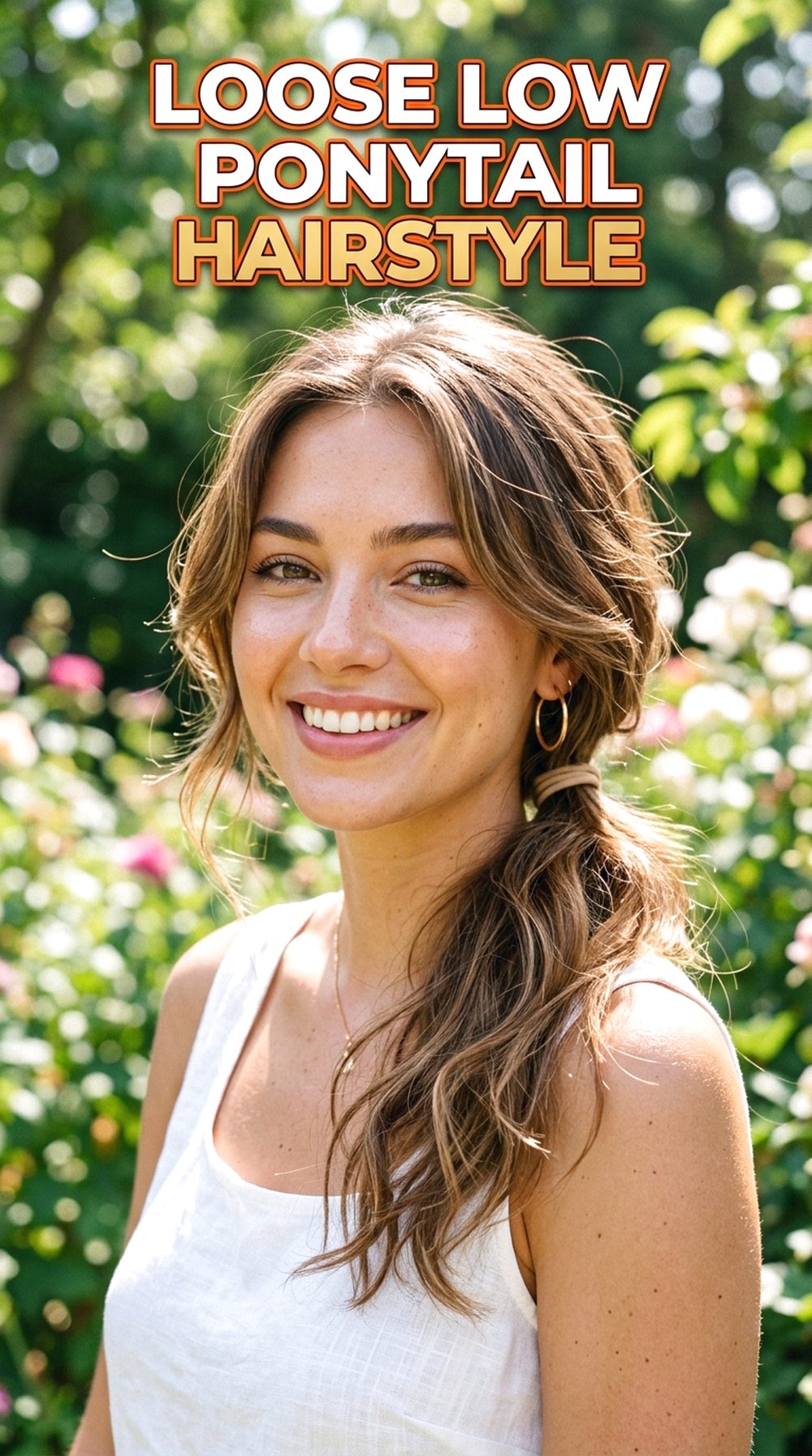 Loose Low Ponytail