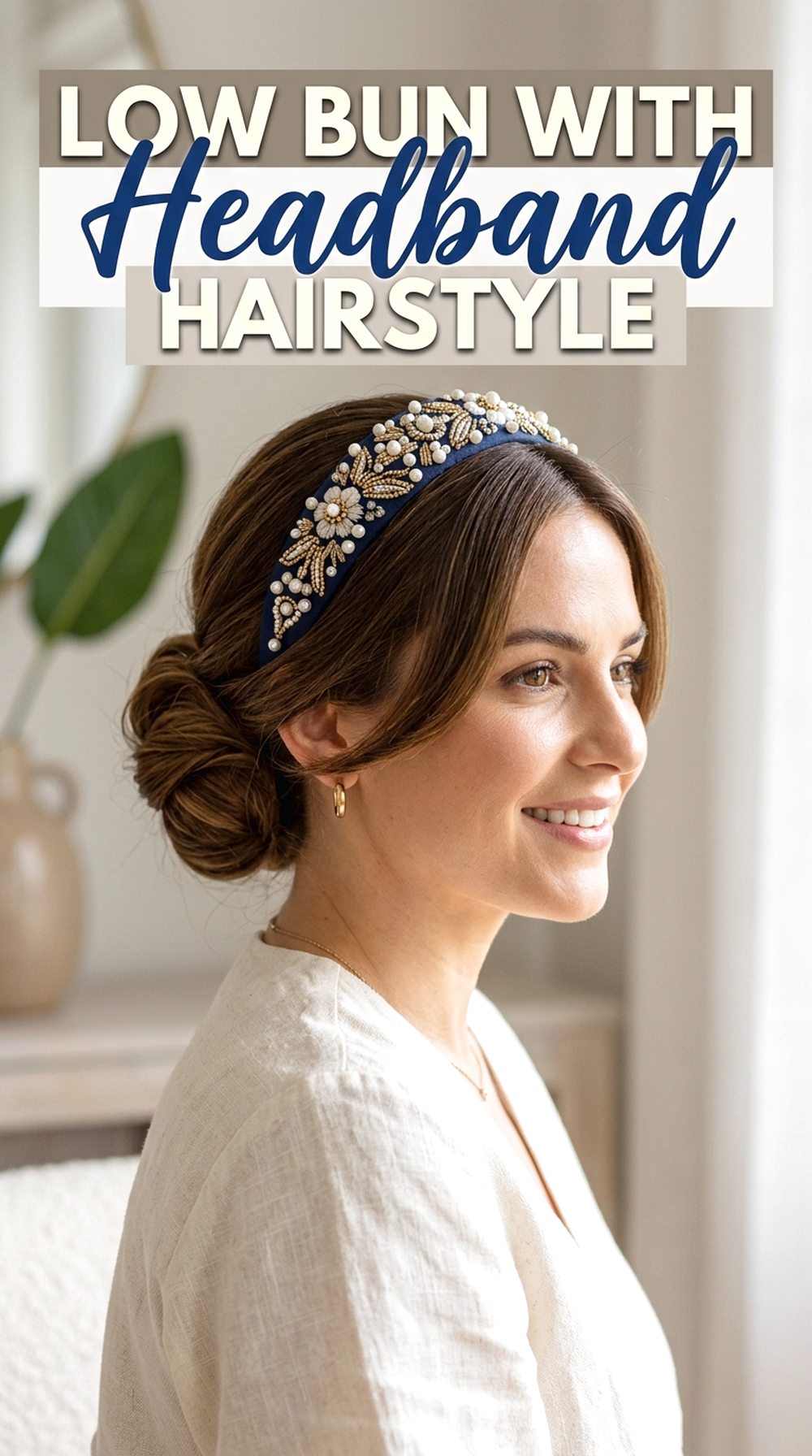 Low Bun With Headband