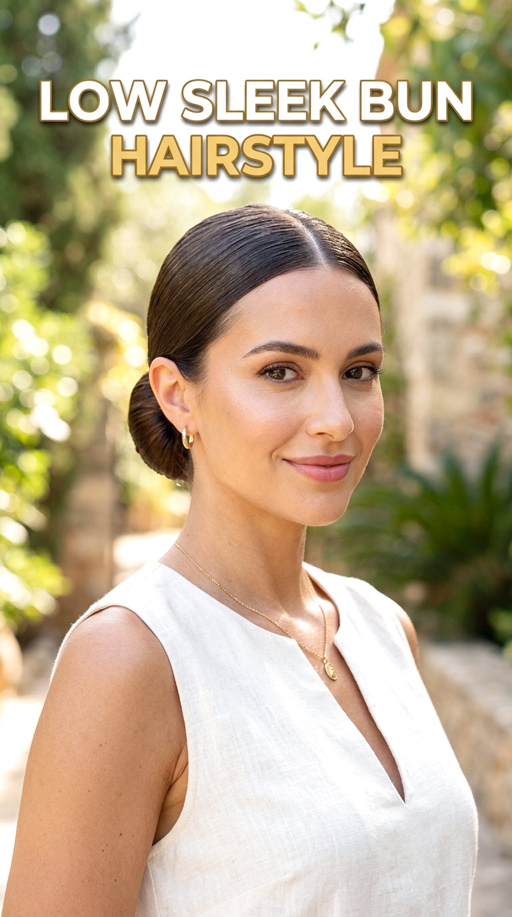 Low Sleek Bun