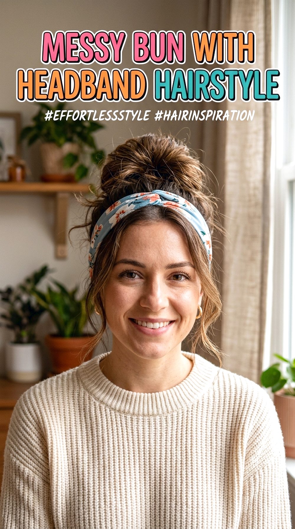 Messy Bun With Headband