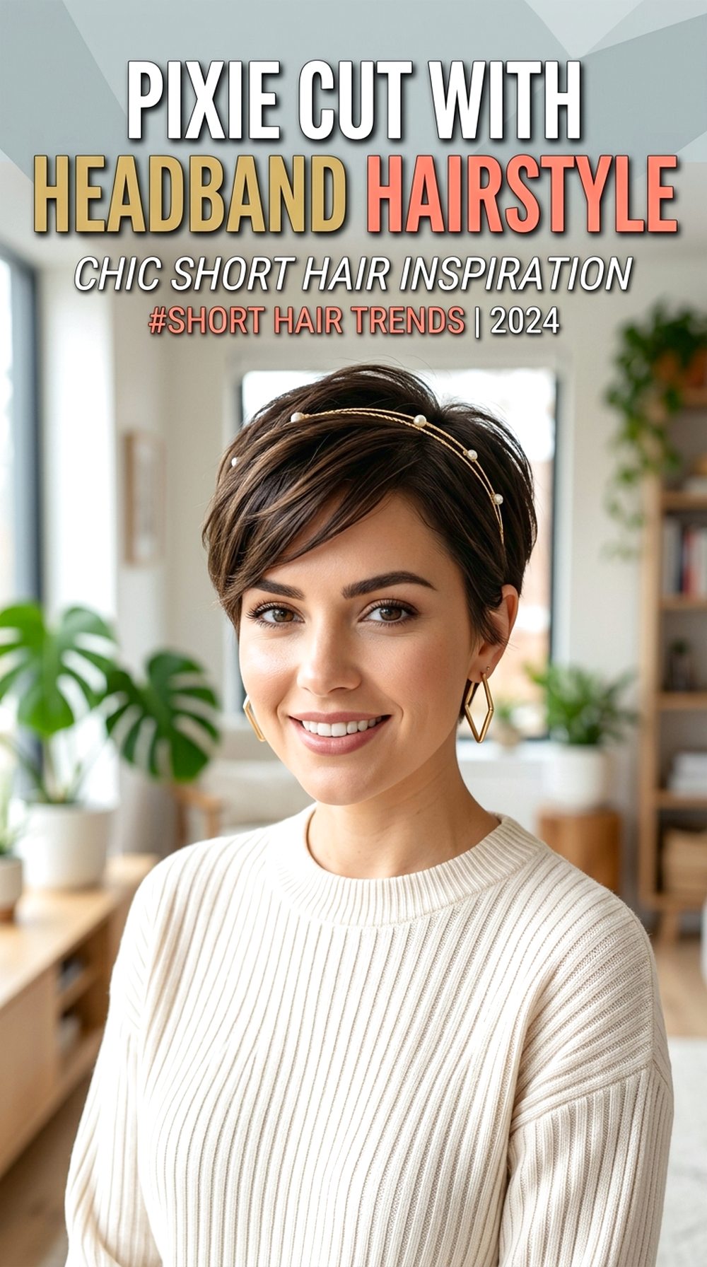 Pixie Cut With Headband