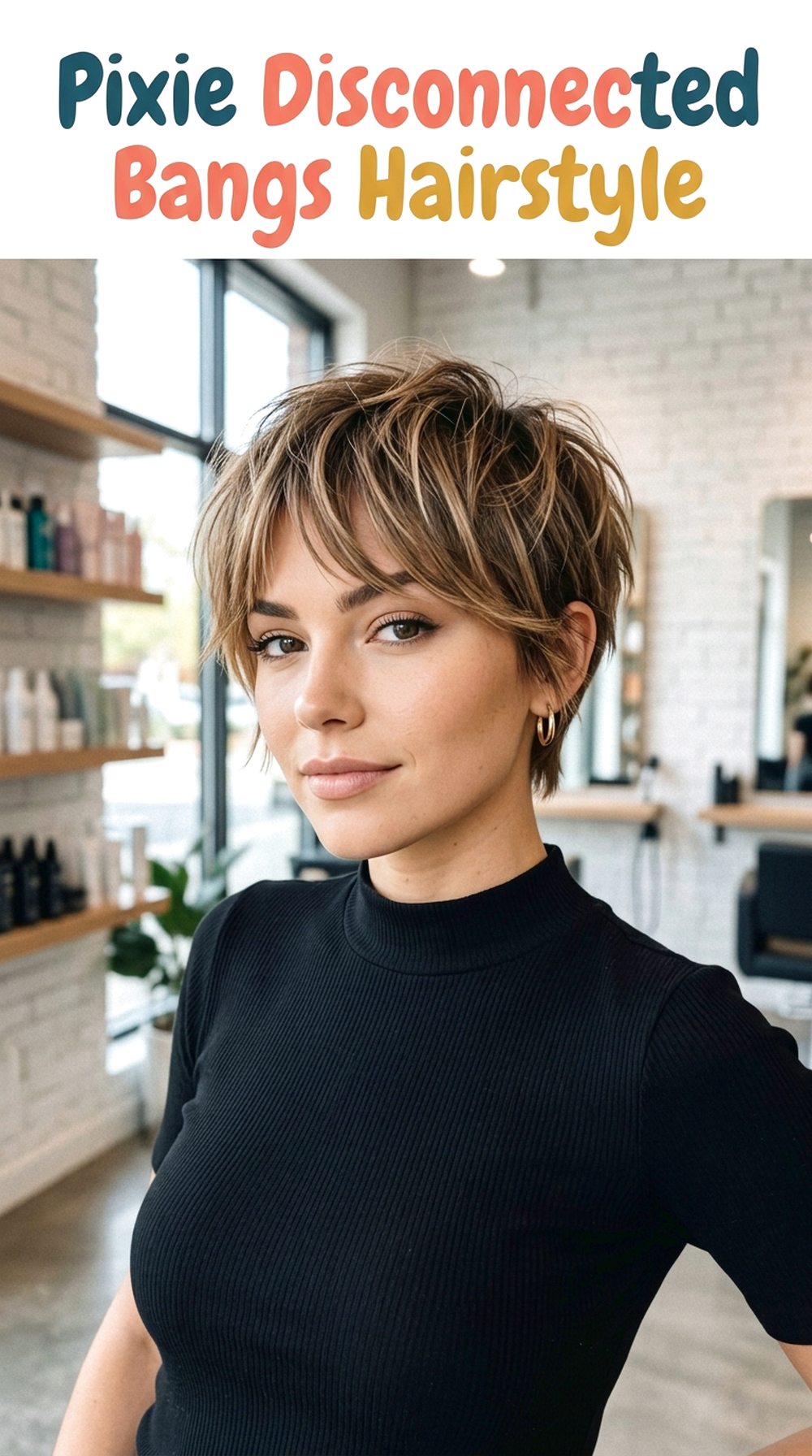 Pixie Disconnected Bangs