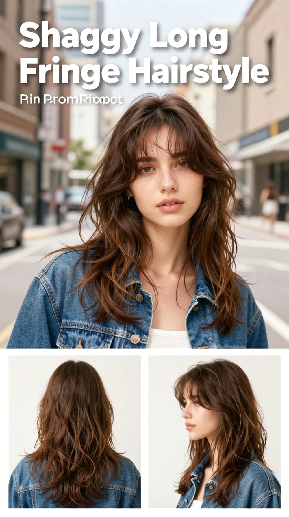 Shaggy Long Fringe Hairstyle