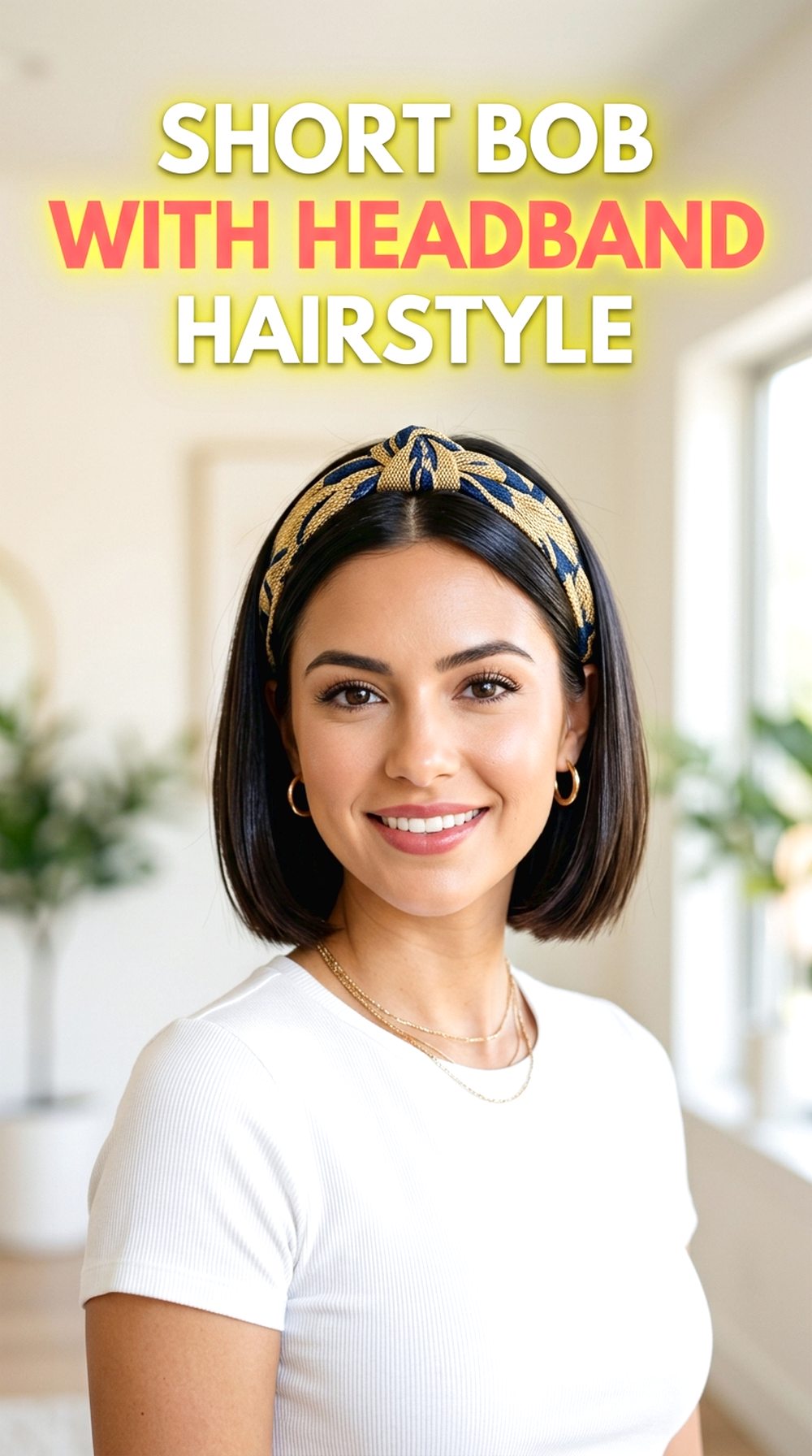 Short Bob With Headband