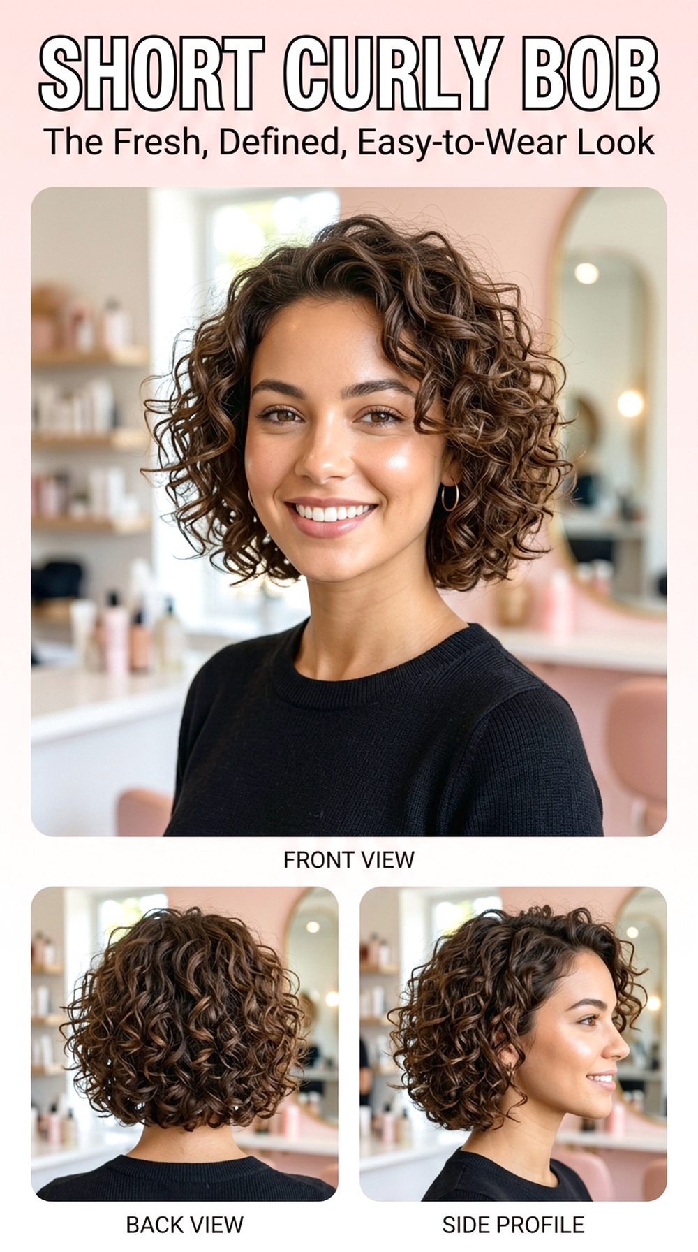Short Curly Bob